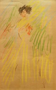 De soubrette III door August Macke