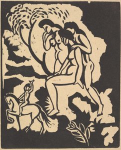 Groet Begrüßung, 1912 door August Macke