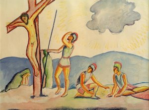 Kruisiging door August Macke