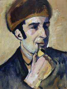 Portret van Franz Marc door August Macke