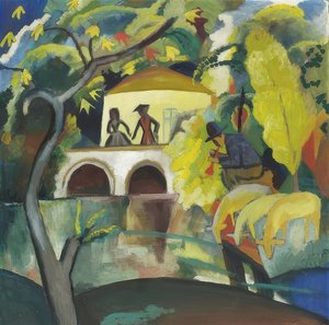 Rococo. 1912 door August Macke