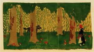 Roodkapje door August Macke