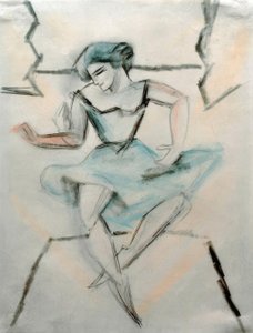 Danseres door August Macke