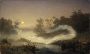 Dansende elfen, 1866 door August Malmström