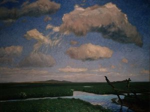 Zomerdag in Hammeniederg met de Weyerberg Heuvels in de Verte