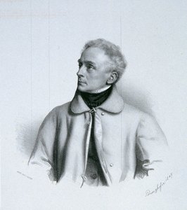 De schilder Johann Peter Krafft door August Prinzhofer