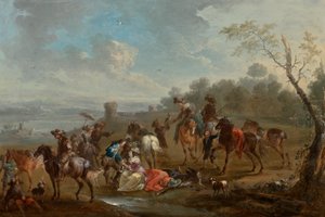 Valkenjacht op reigers