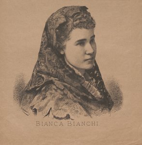 Portret van de operazangeres Bianca Bianchi 1855-1947, 1879