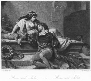 Scène uit Romeo en Julia