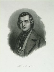 Portret van de dichter Heinrich Heine 1797-1856, 1842