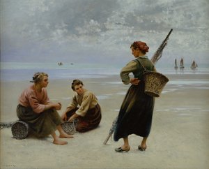 Mosselverzamelaars, Bretagne