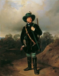 Josef Strommer als jager