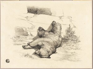 Russische Beer door Auguste Andre Lancon