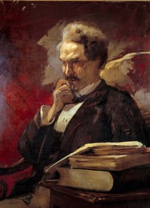 Portret van Henri de Rochefort door Auguste Baud Bovy