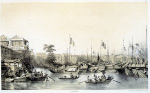 Europese factorijen in Canton (illustraties)