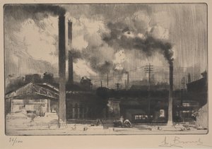 Bij de Creusot-werken - de staalfabrieken