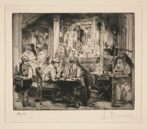 Het Café door Auguste Brouet