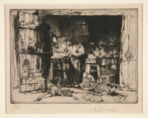 Kleine Monteur door Auguste Brouet