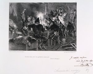 Dormez donc, avec des gaillards comme ça!, Beleg van Parijs, 1870-1871 door Auguste Bry
