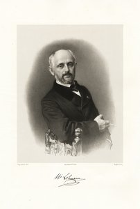 Henri Lehmann door Auguste Charles Lemoine