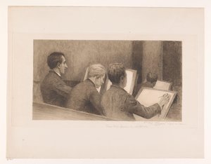 Les in de tekenschool
