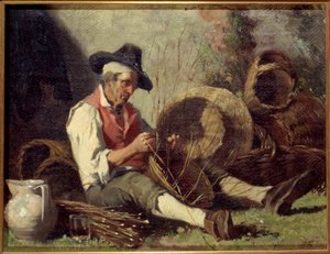 De mandenmaker door Auguste Dutuit