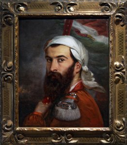 Giuseppe Garibaldi na het gevecht van Morazzone op 5 augustus 1848 door Auguste Estienne