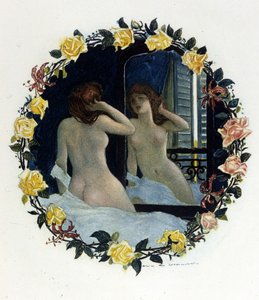 Illustratie door Auguste François Gorguet voor ""Le Lys rouge"" van Anatole France. 1894.