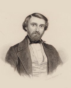 Portret van de Componist Giuseppe Verdi 1813-1901, ca. 1850