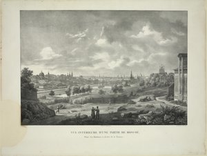 Over de Jauza-rivier in Moskou, ca. 1830