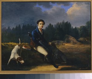 Portret van Nikita Vsevolzhsky (1799-1862), oprichter van de Groene Lamp vereniging