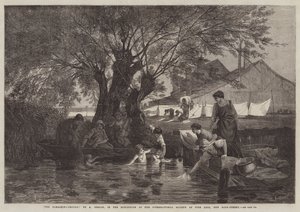 Het bleekveld door Auguste Joseph Herlin