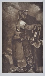 Studie van Italiaans door Auguste Lauzet