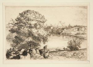 Angers, l door Auguste Lepere