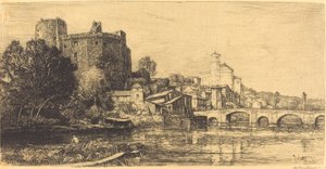 Clisson (Beneden-Loire) door Auguste Lepere
