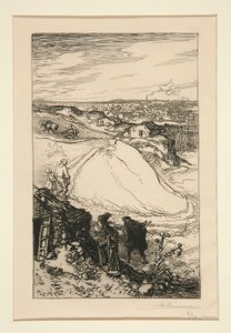 ? Gentilly door Auguste Lepere