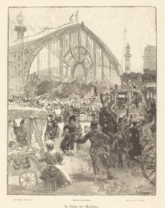 Het Paleis der Machines door Auguste Lepere