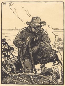 De bedelaar van het platteland door Auguste Lepere
