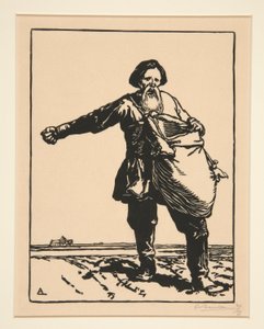 De Russische boer, uit La Guerre de 1914, eerste serie, nr. 2