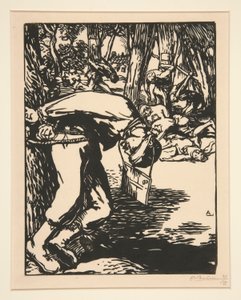De Scherpschutters, uit La Guerre de 1914, eerste serie, nr. 11