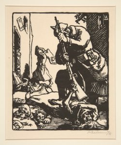 De Pruisische slachters, uit La Guerre de 1914, eerste serie, nr. 13