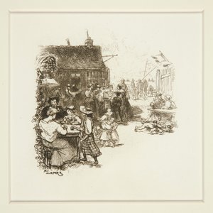 Buitenfestival door Auguste Lepere
