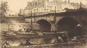 Pont Neuf door Auguste Lepere