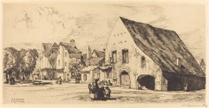 Provins (Seine et Marne) door Auguste Lepere