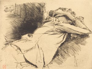 Liggende Vrouw Slapend (Femme couchée sommeillant), 1892