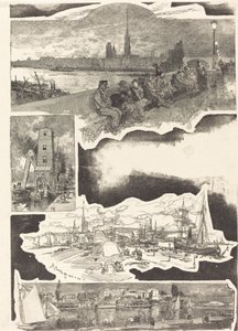 Rouen door Auguste Lepere