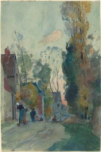 Rue de Jouy le Comte door Auguste Lepere