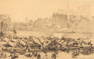 De grote appelmarkt, 1891