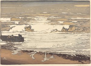 Ontvouwde Golven, Overstroming van September 1901 door Auguste Lepere