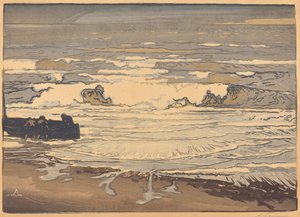 Ontvouwde Golven, Overstroming van September 1901 door Auguste Lepere